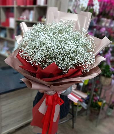 Букет цветов из: Гипсофила в Тугулуке