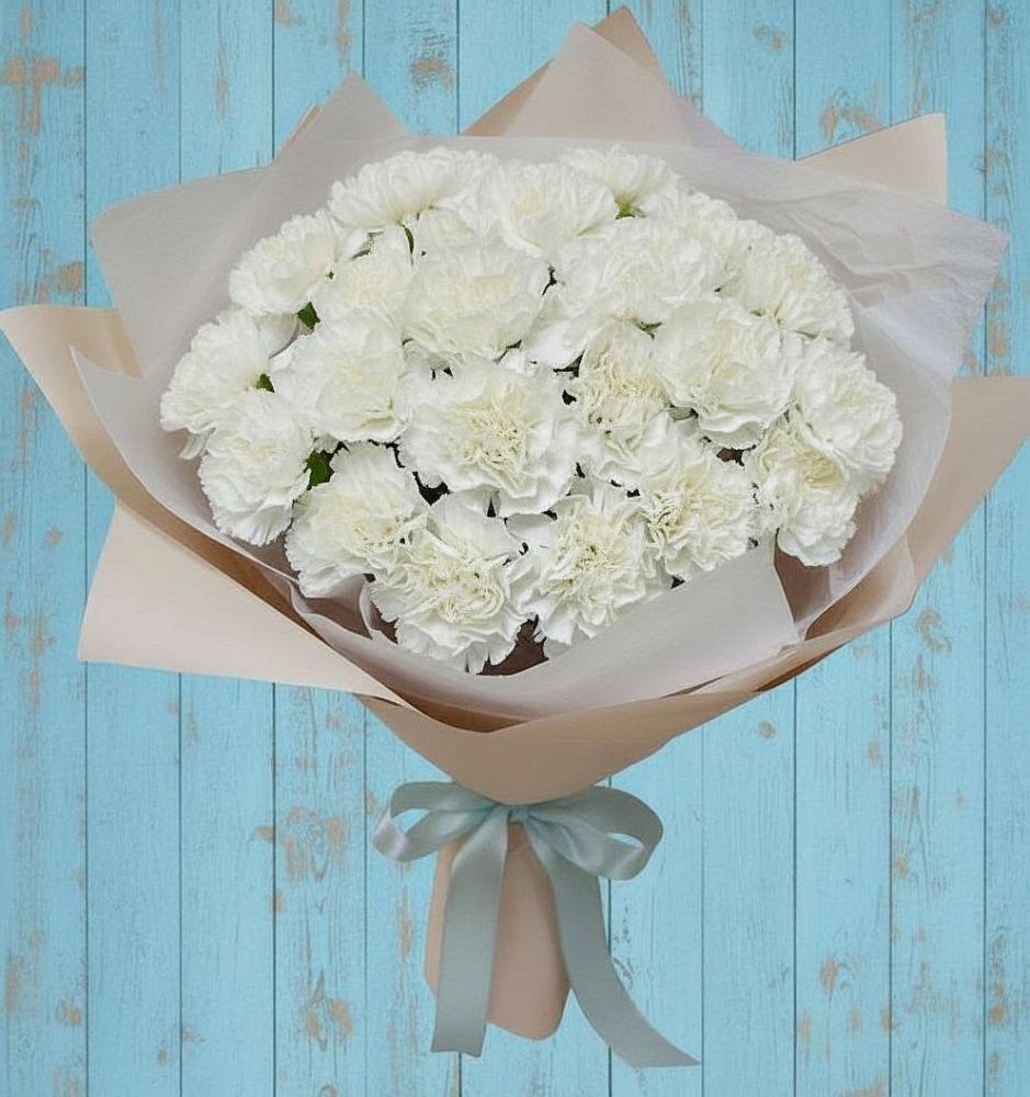 Букет цветов из: Гвоздики в Тугулуке