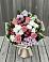 Букет цветов из: Альстромерии, Гвоздики, Розы и Хризантемы в Тугулуке