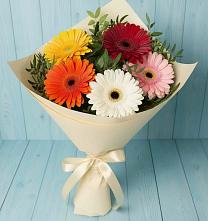 Букет цветов из:  Герберы #REPLACE_PRED# Тугулуке