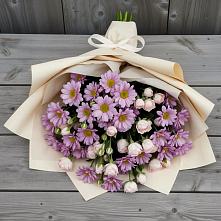 Букет цветов из:  Розы и Хризантемы в Тугулуке