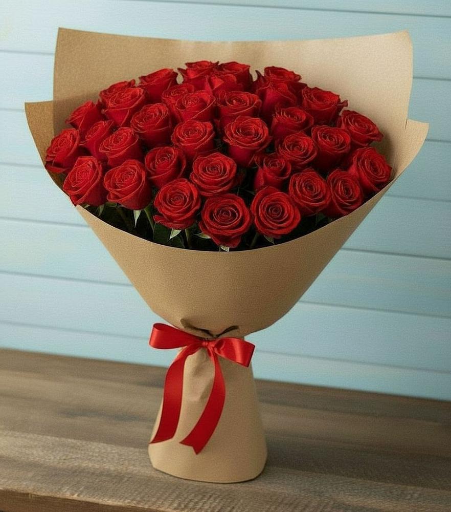 Букет Красные розы Милано в Тугулуке