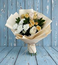 Букет цветов из:  Розы и Хризантемы в Тугулуке