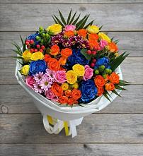 Букет цветов из:  Розы и Хризантемы в Тугулуке