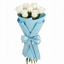 Букет 7 белых роз Проуд #REPLACE_PRED# Тугулуке