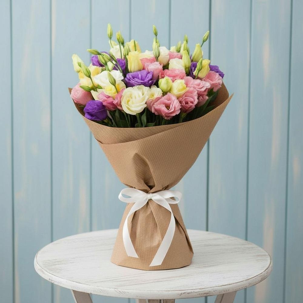 Букет цветов из: Лизиантусы в Тугулуке