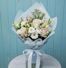 Букет цветов из:  Розы и Лизиантусы #REPLACE_PRED# Тугулуке