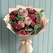 Букет цветов из:  Гвоздики и Розы #REPLACE_PRED# Тугулуке